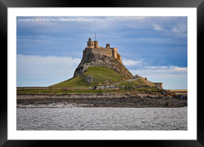 Lindisfarne Castle  Framed Mounted Print by Aimie Burley