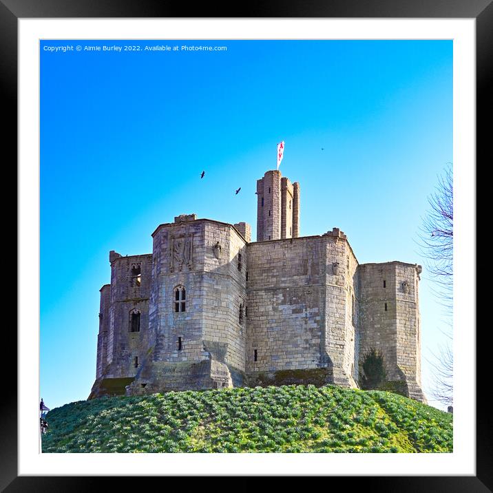 Castle on a hill  Framed Mounted Print by Aimie Burley