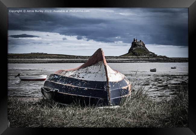 Upside Down Boat Framed Print by Aimie Burley