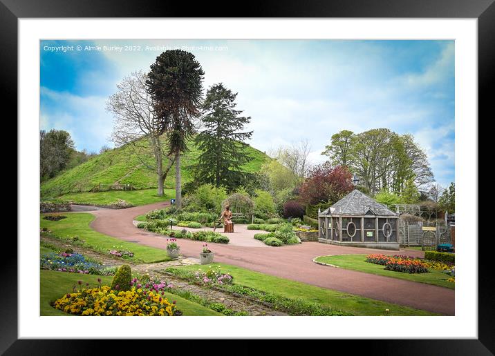 Carlisle Park Morpeth, landscape  Framed Mounted Print by Aimie Burley