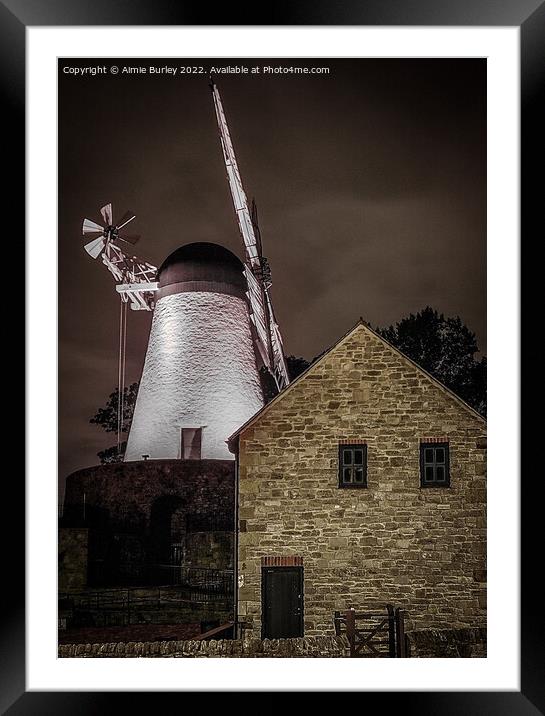 Fulwell Windmill  Framed Mounted Print by Aimie Burley