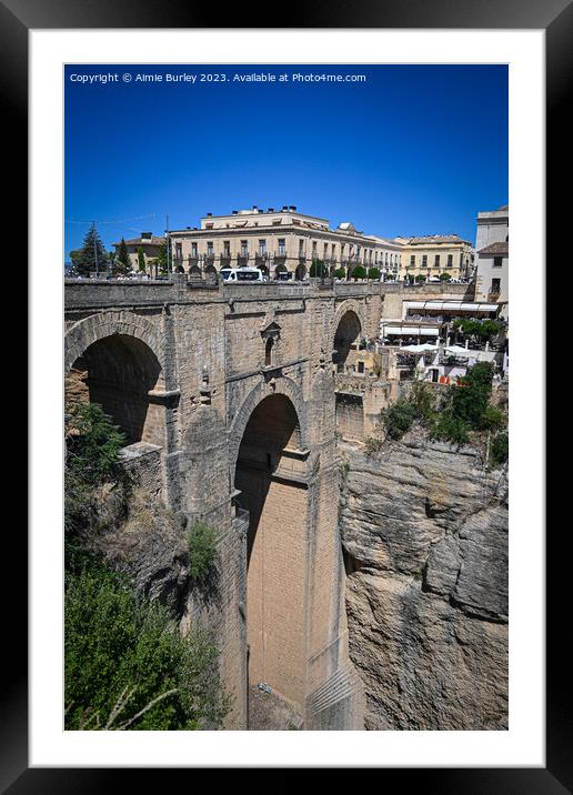 Romantic Ronda Framed Mounted Print by Aimie Burley
