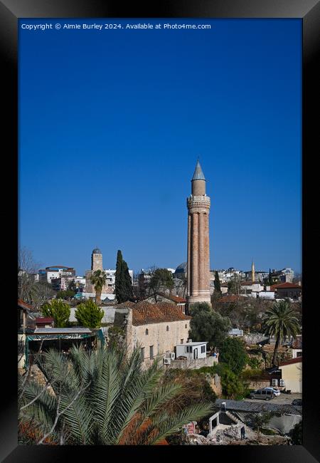 Yivli Minaret Framed Print by Aimie Burley