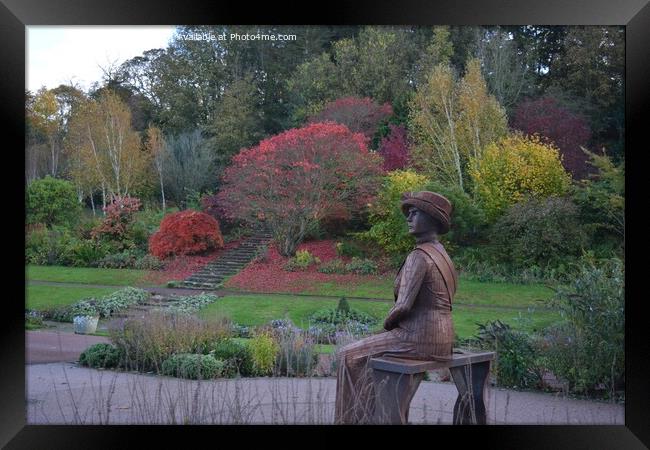 Autumn in Carlisle Park, Morpeth  Framed Print by Aimie Burley