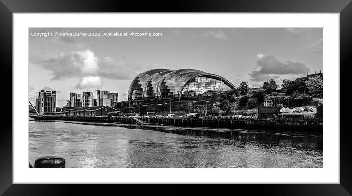 The Sage, Gateshead   Framed Mounted Print by Aimie Burley