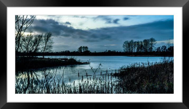 Panoramic of Big Waters  Framed Mounted Print by Aimie Burley