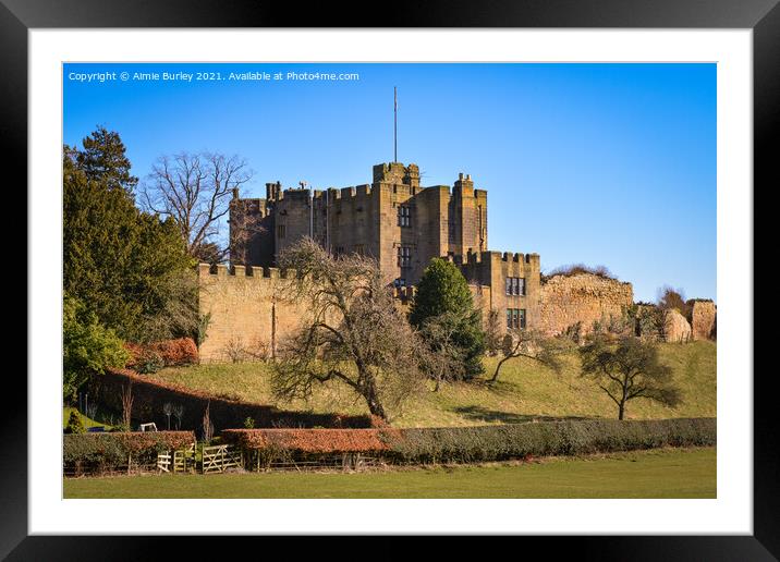 English Castle  Framed Mounted Print by Aimie Burley