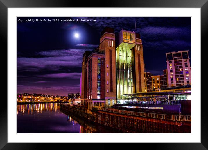 Colourful quayside Framed Mounted Print by Aimie Burley
