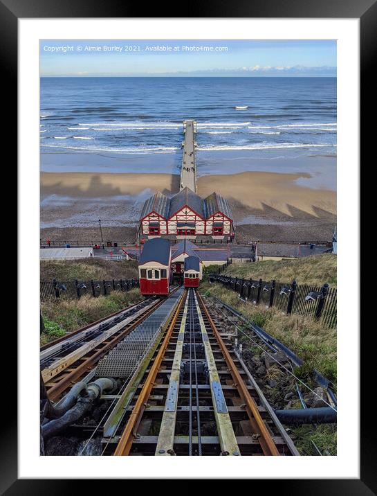 Saltburn by the sea  Framed Mounted Print by Aimie Burley