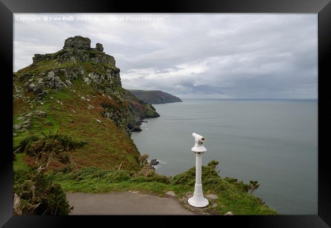 Valley of the Rocks VI Framed Print by Kate Fish