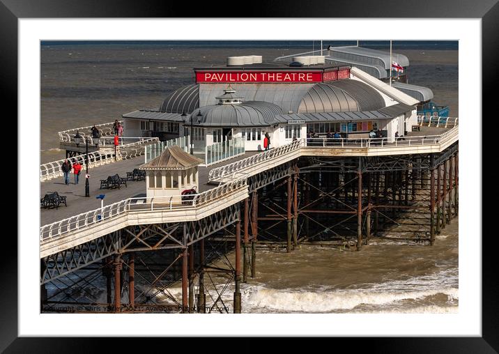 Pavilion Theater in the seaside town of Cromer Framed Mounted Print by Chris Yaxley