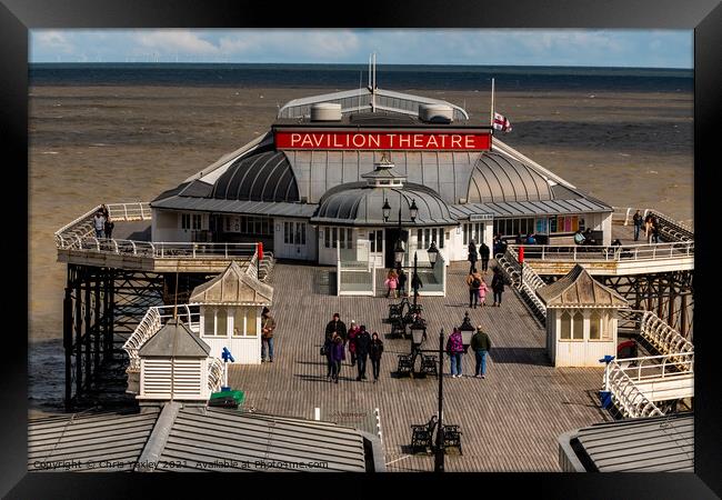 The Pavilion Theater, Cromer pier Framed Print by Chris Yaxley
