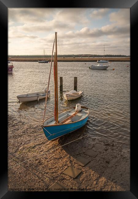 Wells-Next-The-Sea, North Norfolk coast Framed Print by Chris Yaxley