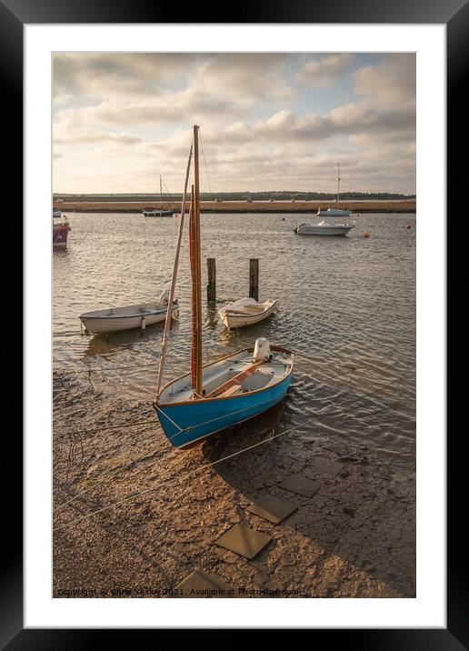 Wells-Next-The-Sea, North Norfolk coast Framed Mounted Print by Chris Yaxley