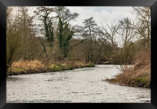 River Bure, Norfolk Broads Framed Print by Chris Yaxley