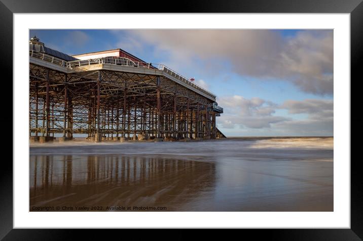Long exposure of Cromer Pier, Norfolk coast Framed Mounted Print by Chris Yaxley