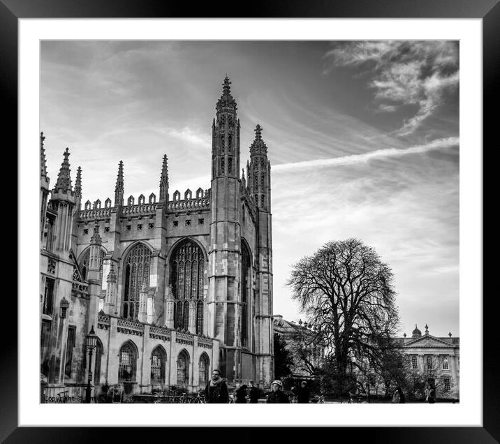 King’s College, Cambridge Framed Mounted Print by Chris Yaxley