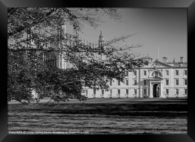 King’s College in the city of Cambridge Framed Print by Chris Yaxley