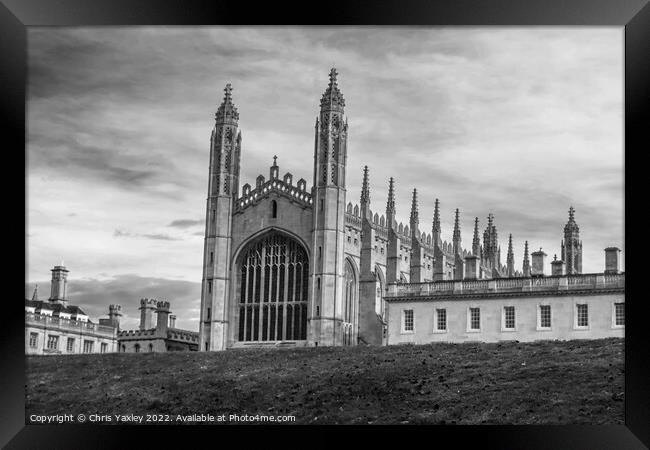 King’s College in the city of Cambridge Framed Print by Chris Yaxley