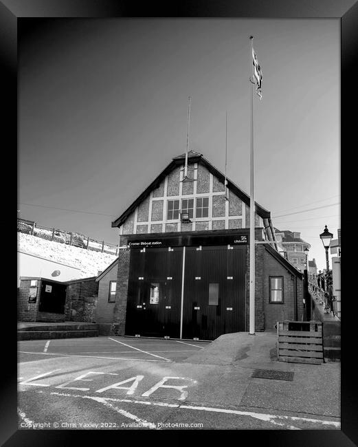 The old RNLI lifeboat station, Cromer Framed Print by Chris Yaxley