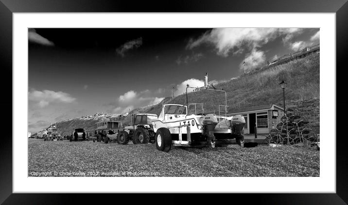 Fishing Life, Cromer Framed Mounted Print by Chris Yaxley