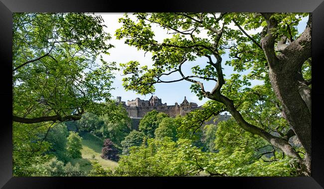 Edinburgh Castle Framed Print by Chris Yaxley