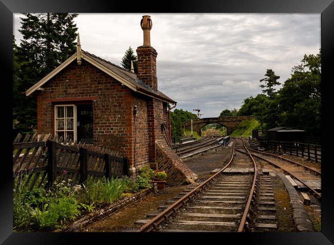 North York Moors railway Framed Print by Chris Yaxley