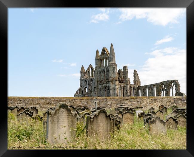Whitby Abbey Framed Print by Chris Yaxley