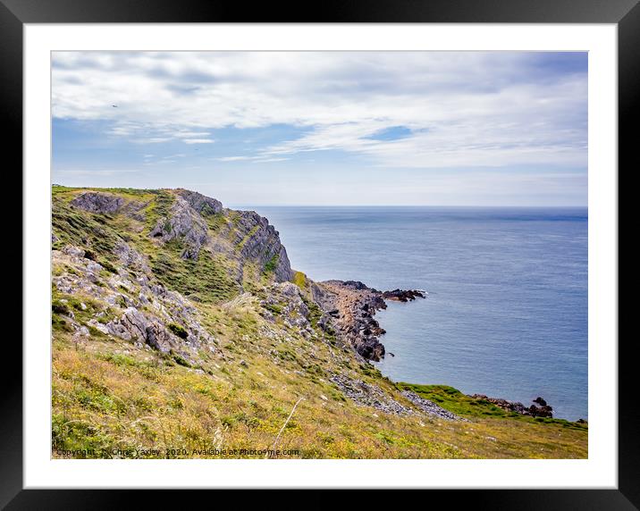 Red Chamber on the Gower Way, South Wales Framed Mounted Print by Chris Yaxley
