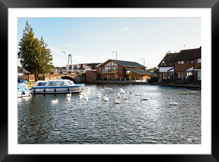 River Bure, Wroxham Framed Mounted Print by Chris Yaxley