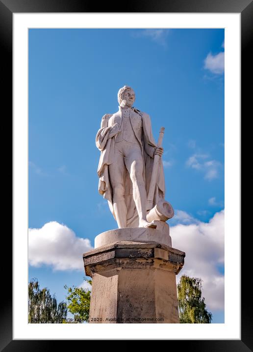 Tribute to Admiral Lord Nelson Framed Mounted Print by Chris Yaxley