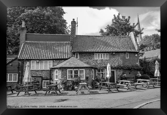 The Adam & Eve pub, Bishopgate, Norwich Framed Print by Chris Yaxley