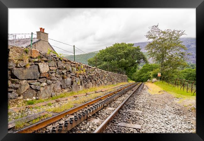 Mount Snowdon Railway, Llanberis, North Wales Framed Print by Chris Yaxley