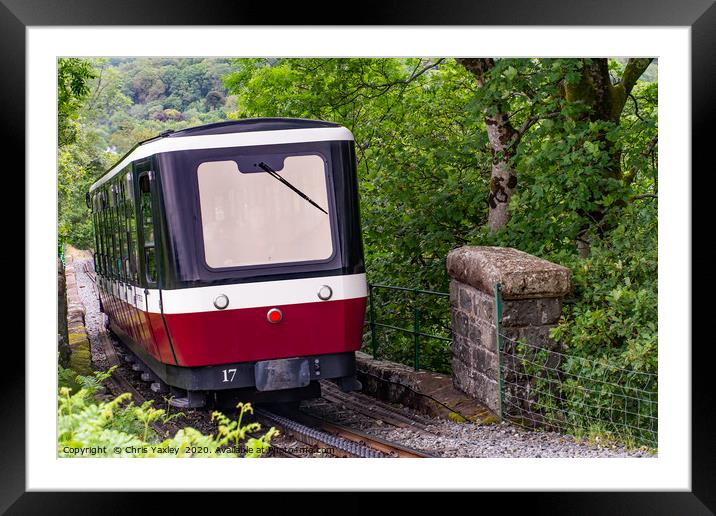 Mount Snowdon Railway, Llanberis, North Wales Framed Mounted Print by Chris Yaxley