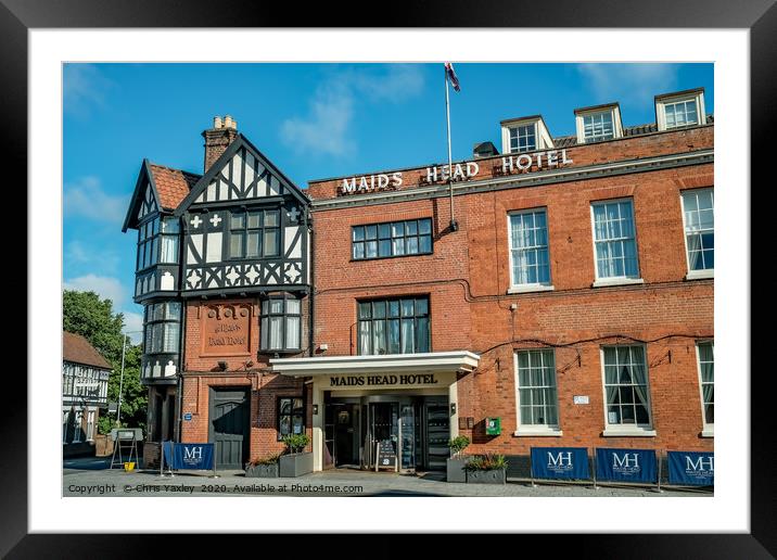 Maids Head Hotel, Norwich  Framed Mounted Print by Chris Yaxley