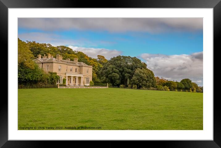 Sheringham Hall Framed Mounted Print by Chris Yaxley