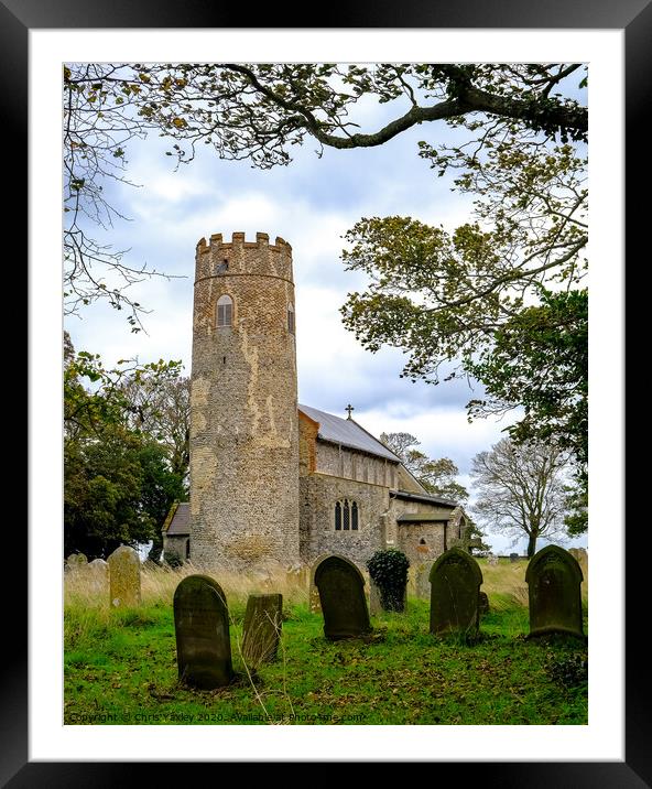 St Margaret’s Church, Witton Framed Mounted Print by Chris Yaxley