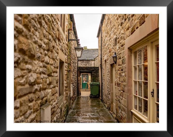 Bakewell, Derbyshire Framed Mounted Print by Chris Yaxley