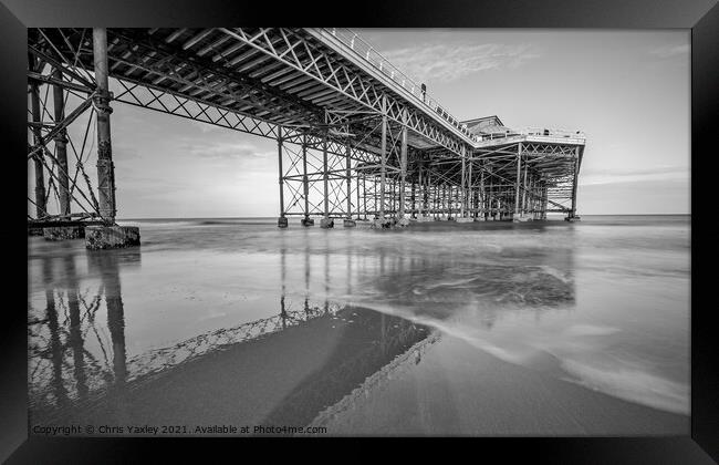 Cromer pier, North Norfolk Coast Framed Print by Chris Yaxley