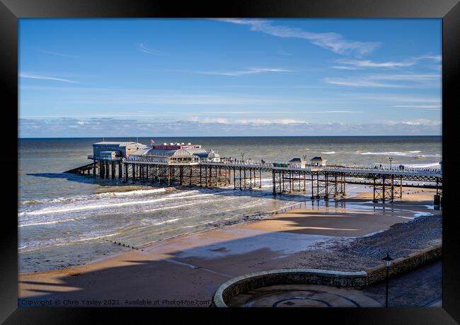 Victorian era pier, Cromer Framed Print by Chris Yaxley