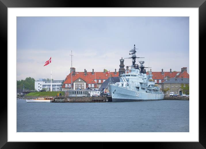 HDMS Peder Skram in Copenhagen Holmen Framed Mounted Print by Vladimir Rey