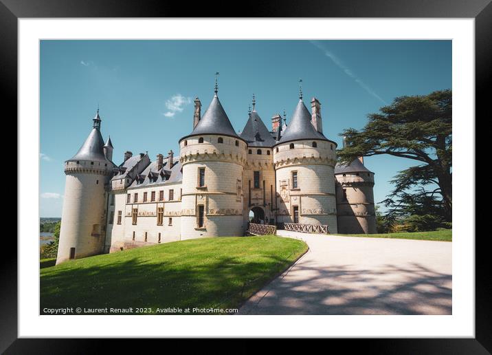 The Château de Chaumont castle in Chaumont-sur-Loire, Photograp Framed Mounted Print by Laurent Renault