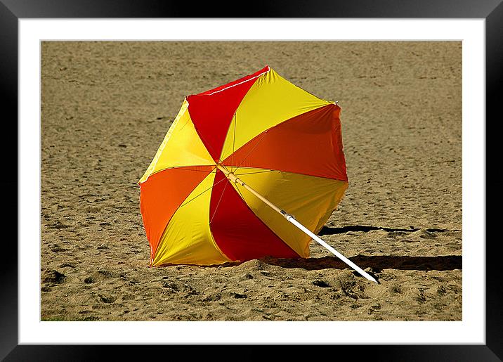 At The Beach Framed Mounted Print by Robert Gillespie