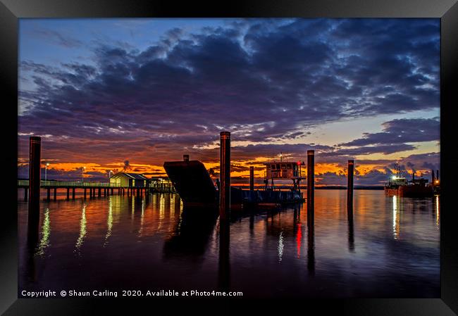 Victoria Point Sunrise Framed Print by Shaun Carling