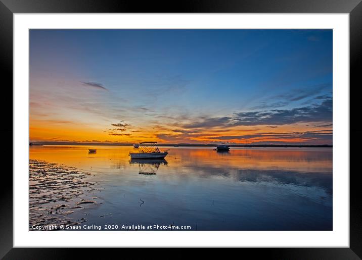 Sunrise At Victoria Point  Framed Mounted Print by Shaun Carling