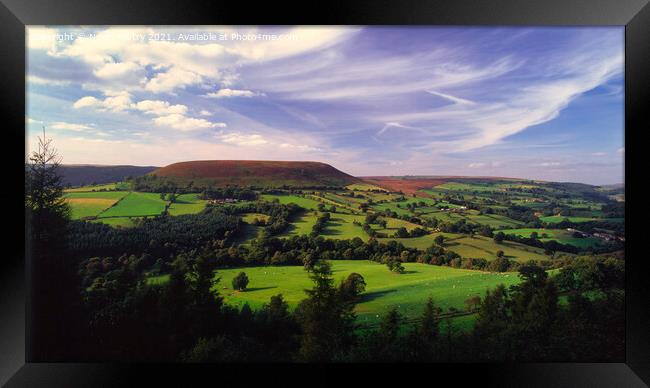 The North Yorkshire Countryside Framed Print by Navin Mistry