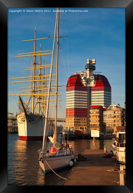 The Guest Harbour Gothenburg, Sweden Framed Print by Navin Mistry