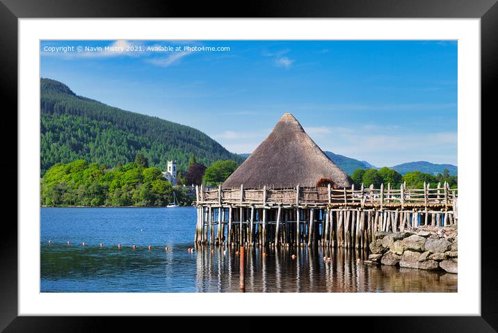 The Scottish Cranogg Centre, Kenmore, Perthshire Framed Mounted Print by Navin Mistry