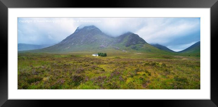 Lagangarbh Hut Glen Coe Scotland Framed Mounted Print by Navin Mistry