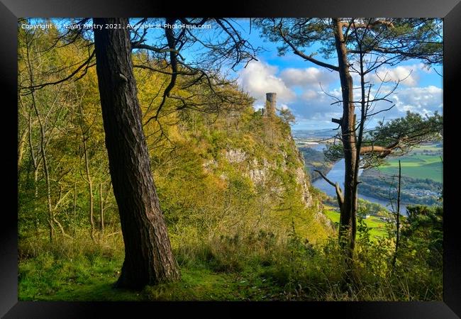 Kinnoull Tower and the River Tay, Perth, Scotland Framed Print by Navin Mistry